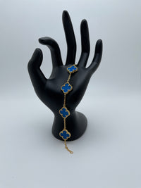 Clover Bracelet (Blue)