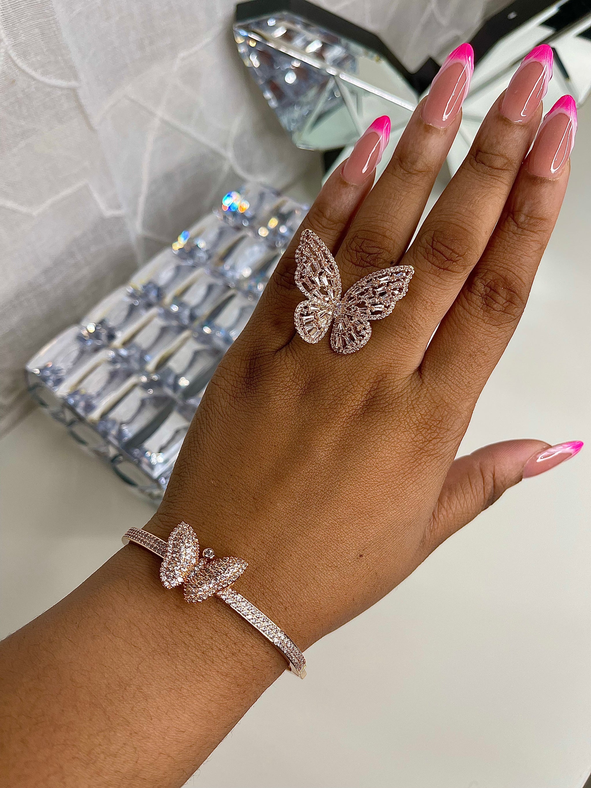 Glam butterfly set (gold)