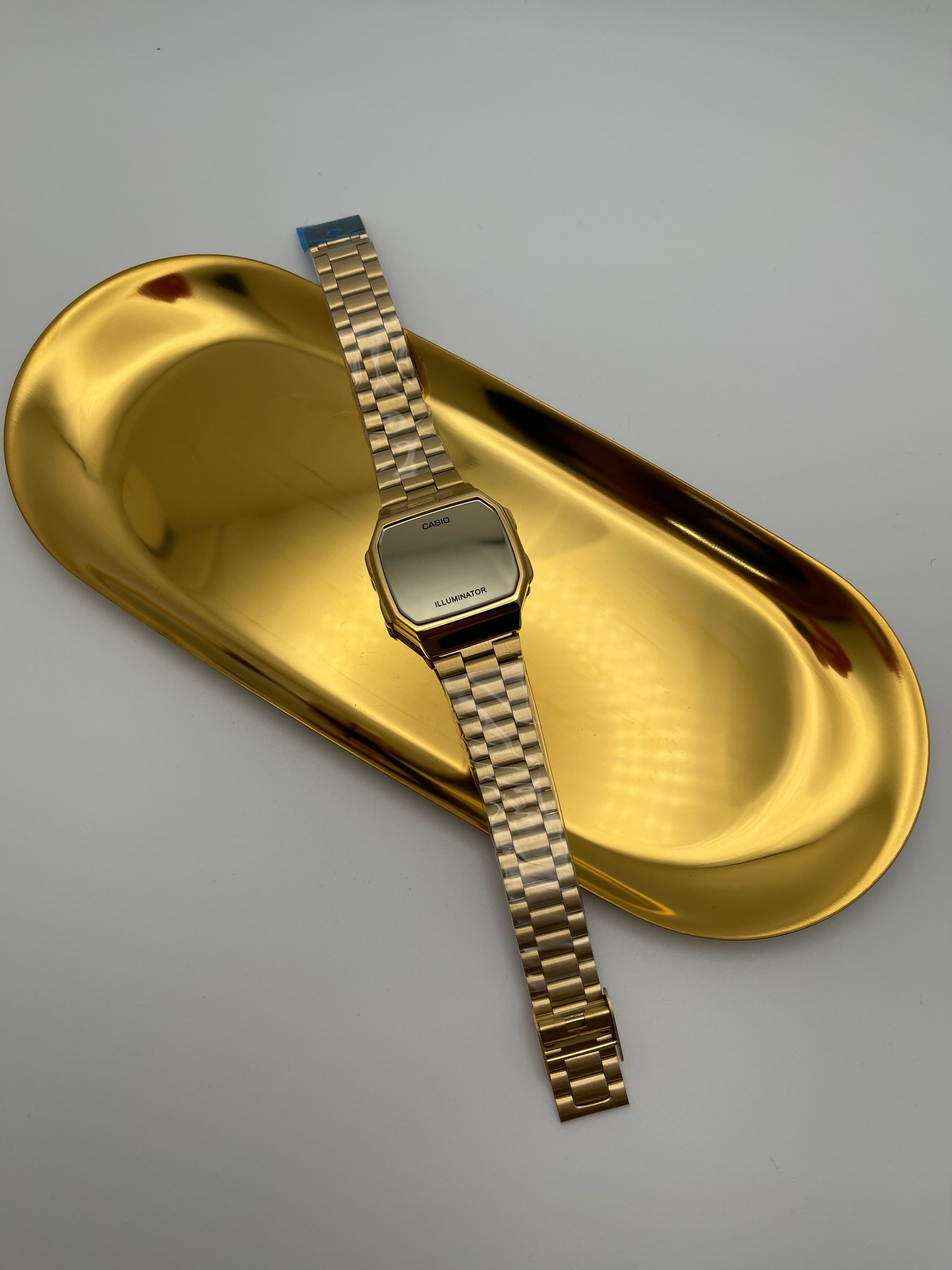 Casio Watch (gold face)m