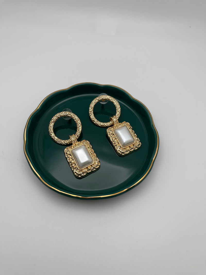 Tally Pearl Earrings (gold)